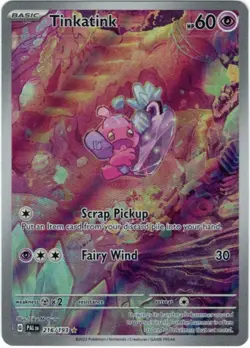 Pokemon Tinkatink Secret Illustration Rare Paldea Evolved 216/193 NM English - Image 1