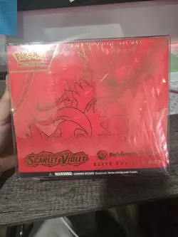 Pokemon Center Scarlet and Violet Base ETB Red Koraidon TCG New Sealed - Image 1