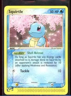Squirtle EX Team Magma vs Team Aqua 46/95 LP Non-Holo Cherry Blossom Pokemon - Image 1