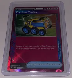 Precious Trolley 185/191 Surging Sparks ACE SPEC Rare Holo Pokemon TCG 2024 NM/M - Image 1