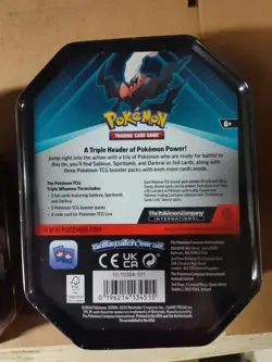 4 Pokemon Triple Whammy Tins - Image 2