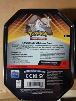 4 Pokemon Triple Whammy Tins - Image 3
