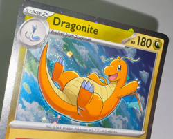 Dragonite 149/165 Cosmos Holo 151 Sam's Club Exclusive Promo Pokemon - SWIRL - Image 2