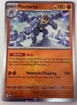Machamp 068/165 Cosmos Holo - Swirl - Sam's Club Exclusive - Pokemon TCG: 151 - Image 1