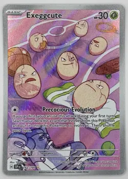Pokemon TCG Exeggcute 192/191 Illustration Rare - ENGLISH - Pack Fresh MINT - Image 1