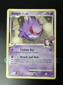 Gengar GL LV.65 Rising Rivals 40/111 Platinum SP Pokemon TCG Uncommon - Image 1