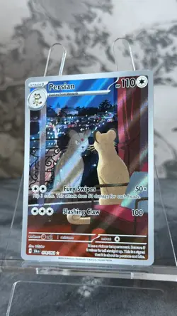 Pokemon TCG Persian 078/064 Shrouded Fable Illustration Full Art Holo Rare UK - Image 4