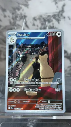 Pokemon TCG Persian 078/064 Shrouded Fable Illustration Full Art Holo Rare UK - Image 5