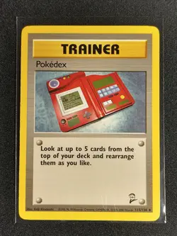 Pokemon Pokedex 115/130 Uncommon Base Set 2 NM - Image 1