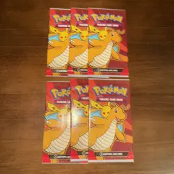 Pokemon 6 x 2025 McDonalds Dragons Discovery Pokemon TCG Booster Pack UK Seller - Image 1