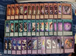 Yugioh 42 Card Gem Knight Deck Core Dispersion Hollowcore Nepyrim Diviner - Image 1