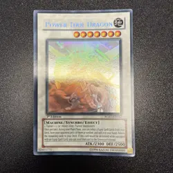 Yugioh Power Tool Dragon RGBT-EN042 Ghost Rare 1st Ed LP - Image 1