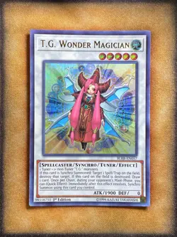 Yugioh T.G. Wonder Magician BLRR-EN057 Ultra Rare 1st Ed NM - Image 1