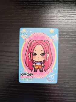NEW! KPop Demon Hunters Exquisite Collection Card - Mira - QR Rarity #008 - Image 1