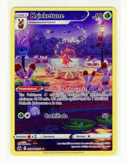1x ~ESP~ SPANISH Kricketune GG02 Crown Zenith Pokemon Card (z1) - Image 1