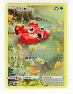 1x ~ESP~ SPANISH Paras GG32 Crown Zenith Pokemon Card (z1) - Image 1
