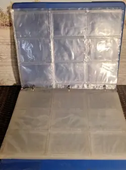 Binder with 21 Double Sided Card Protecting Sleeves, Holds 378 Cards - Image 2
