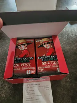 One Piece Card Game OP13 Booster Box English UNSEALED ORIGINAL FROM BANDAI - Image 3