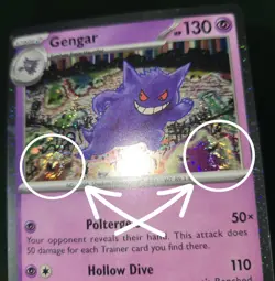 DOUBLE WHOLE SWIRL 🌀💫 Gengar 094/165 151 Club Cosmos Holo Promo Pokemon Card - Image 1
