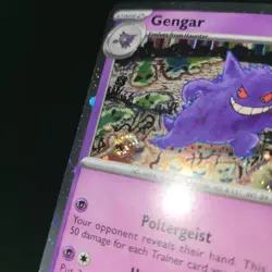 DOUBLE WHOLE SWIRL 🌀💫 Gengar 094/165 151 Club Cosmos Holo Promo Pokemon Card - Image 3