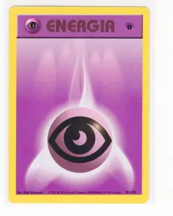 ~PT~ PORTUGUESE Psychic Energy #101 1st Edition Base Set Pokemon Card (Ref: BQ) - Image 1