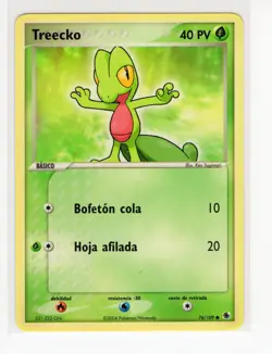 ~ESP~ SPANISH Treecko 76/109 EX Ruby Sapphire Pokemon Card (Ref:ST7) - Image 1