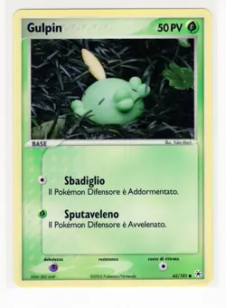 ~ITA~ ITALIAN Gulpin 62/101 Hidden Legends Pokemon Card (Ref:ST5) - Image 1