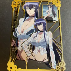 Goddess Story Gold METAL Card - Serial Number #/100! Maiden Party- Saeko HS Dead - Image 1