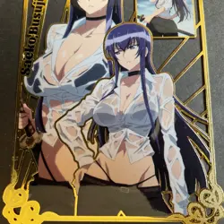 Goddess Story Gold METAL Card - Serial Number #/100! Maiden Party- Saeko HS Dead - Image 2