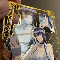 Goddess Story Gold METAL Card - Serial Number #/100! Maiden Party- Saeko HS Dead - Image 5