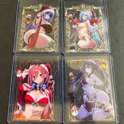 Goddess Story Gold METAL Card Lot - 4 Cards! - Random Serial #/200! - Lot #8 - Image 1