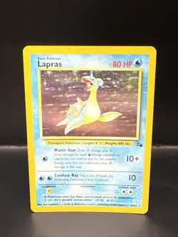 Pokemon Card - Lapras Fossil 10/62 Holo Rare - Image 2