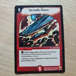 Tornado Flame Duel Masters DM01 Uncommon card TCG CCG ENGLISH | EX/NM #15 - Image 1