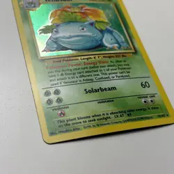 Venusaur 15/102 Base Set Holo Rare Pokemon Card Lightly Played 1999 WOTC - Image 4