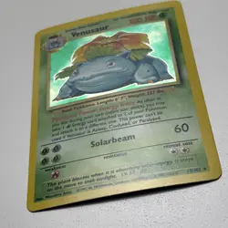 Venusaur 15/102 Base Set Holo Rare Pokemon Card Lightly Played 1999 WOTC - Image 5