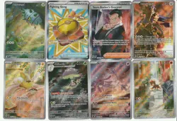 Pokemon Card Lot Of 8 UR & IR - PFL, SSP, MEG, BLK, DRI - Image 1