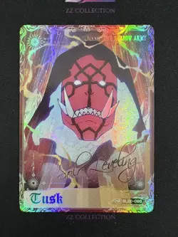 Solo Leveling Mapniverse Official Trading Card Tusk SL2E-088 HR NM -LXT - Image 1