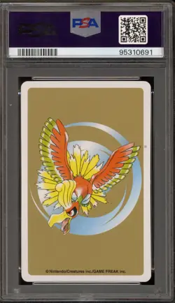 Pokemon Gold Playing Cards Ho-Oh Ace of Spades #250 PSA 10 Gem Mint - Image 2