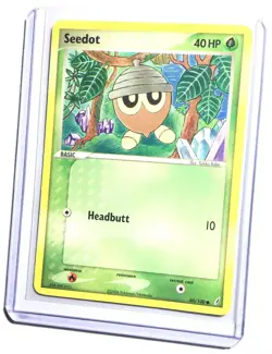 SEEDOT - 60/100 - EX Crystal Guardians - Common - Pokemon Card - NM - Image 1