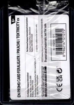 Feraligatr SV: Scarlet & Violet Promo Cards 213 Sealed Illustration Contest Pack - Image 2