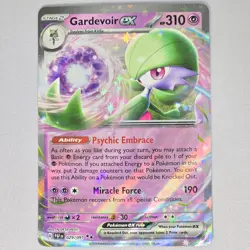 Gardevoir EX 029/091 Paldean Fates Holo Double Rare Pokemon Card TCG English LP - Image 1