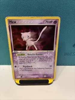 Mew Holo 4/17 2006 POP Series 4 Pokemon Card - HP/ DMG Rare - Image 1