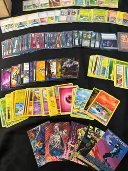 Pre-owned mixed lot of Pokemon, TCG's Topps Stadium Club Batman Cards, Magic TG - Image 3