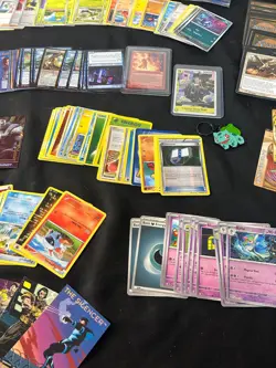 Pre-owned mixed lot of Pokemon, TCG's Topps Stadium Club Batman Cards, Magic TG - Image 4