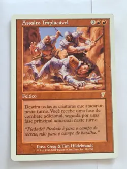 RELENTLESS ASSAULT ● SEVENTH EDITION ● RARE ● PORTUGUESE ● 2001 ● LP ● #C700 - Image 1