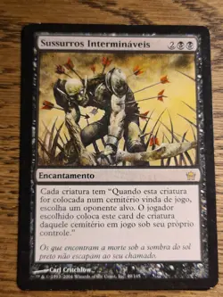 Endless Whispers●FIFTH DAWN●2004●PORTUGUESE●RARE●MTG●LP●18069 - Image 1