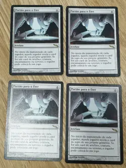 #696 | GATE TO THE AETHER | PLAYSET | MIRRODIN | PORTUGUESE | 2003 | MTG | LP - Image 1