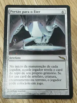 #696 | GATE TO THE AETHER | PLAYSET | MIRRODIN | PORTUGUESE | 2003 | MTG | LP - Image 3