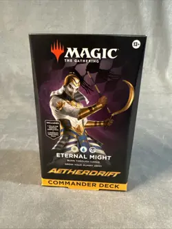 Magic: The Gathering MTG TCG: Aetherdrift Commander Deck - Eternal Might - Image 1