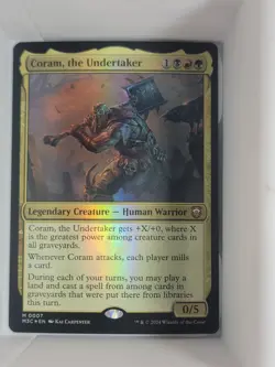 Coram, the Undertaker NM Commander: Modern Horizons 3 0007 MTG Foil - Image 1